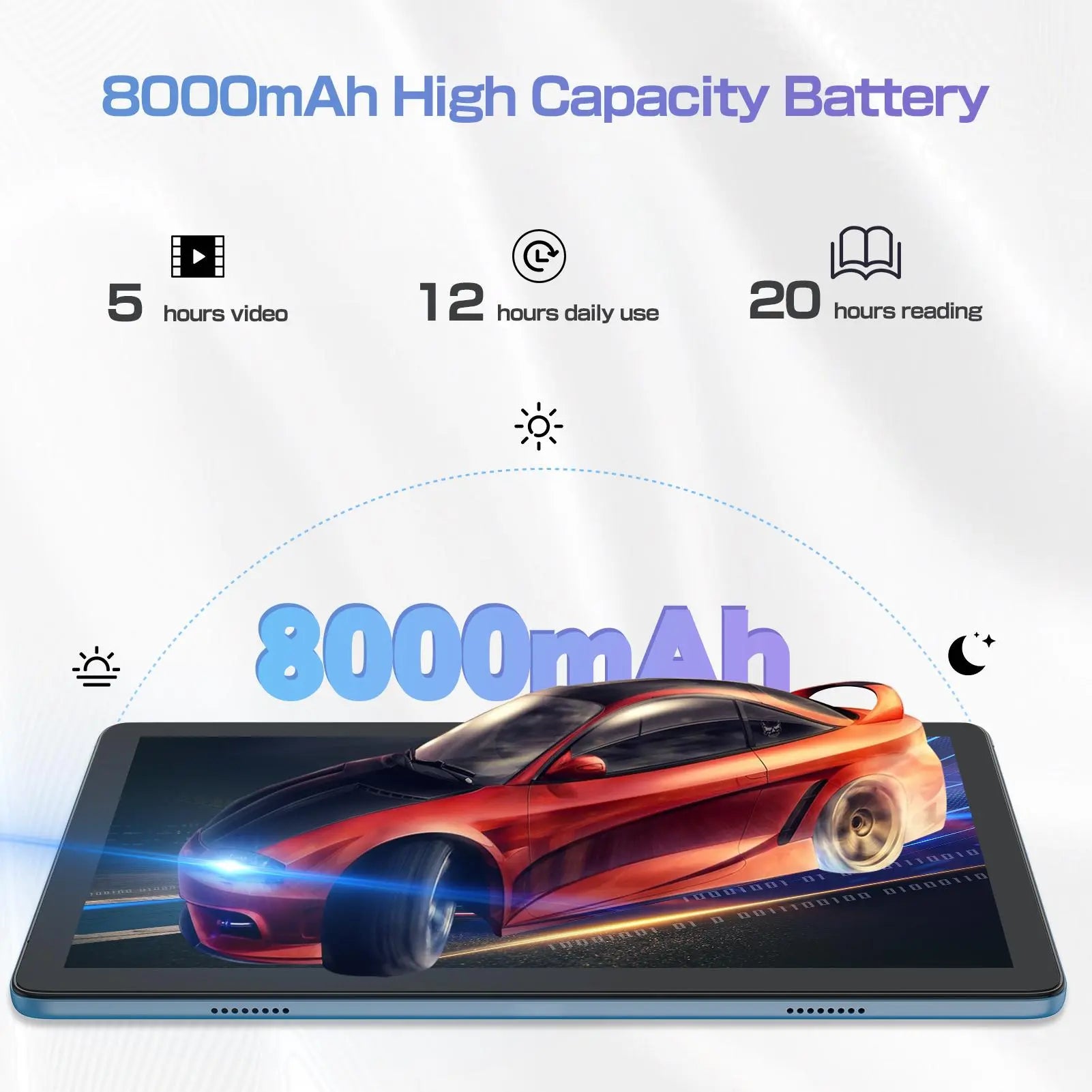 10.1 Inch Android 14 Tablet, Large Screen Entertainment Office Dual Channel Speaker Tablet, HD Screen Tablet with 128G Storage, 2.4G/5G Wifi Wireless Tablet, Portable Tablet, Dual Camera Tablet