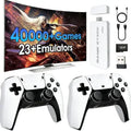 Retro Mass Games Console (No PS2/N64) - Tech Gadgets, 40000+ Built-In Games, 19 Emulators, 2 Wireless Controllers, HD Output, 128GB SD Card, Portable Gaming System - Father'S Day Gifts for Kids & Adults